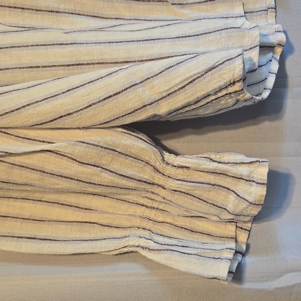Lauren Conrad Striped Button-Up Shirt Size PL - Picture 2 of 7